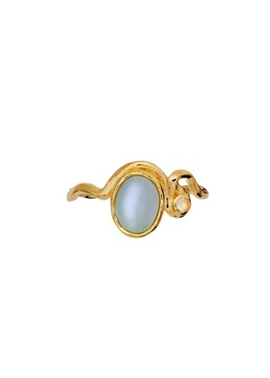 Lorelai ring Forgyldt Maanesten 